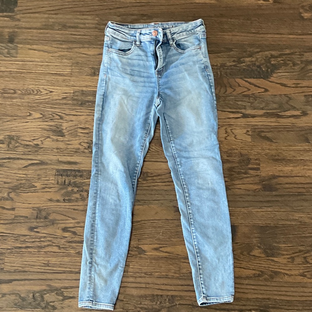 American Eagle Outfitters Light Blue Skinny Jeans